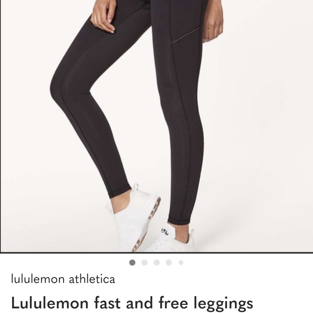 lululemon athletica Black Performance Leggings